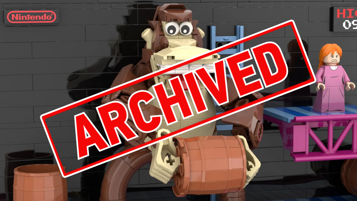 LEGO Ideas removes Donkey Kong 10K project from second 2024 review