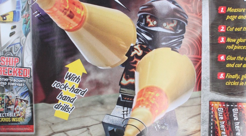 Next month's LEGO NINJAGO magazine includes a free Cole minifigure