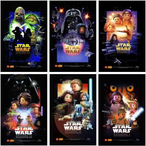 LEGO Star Wars May the 4th 2015 posters