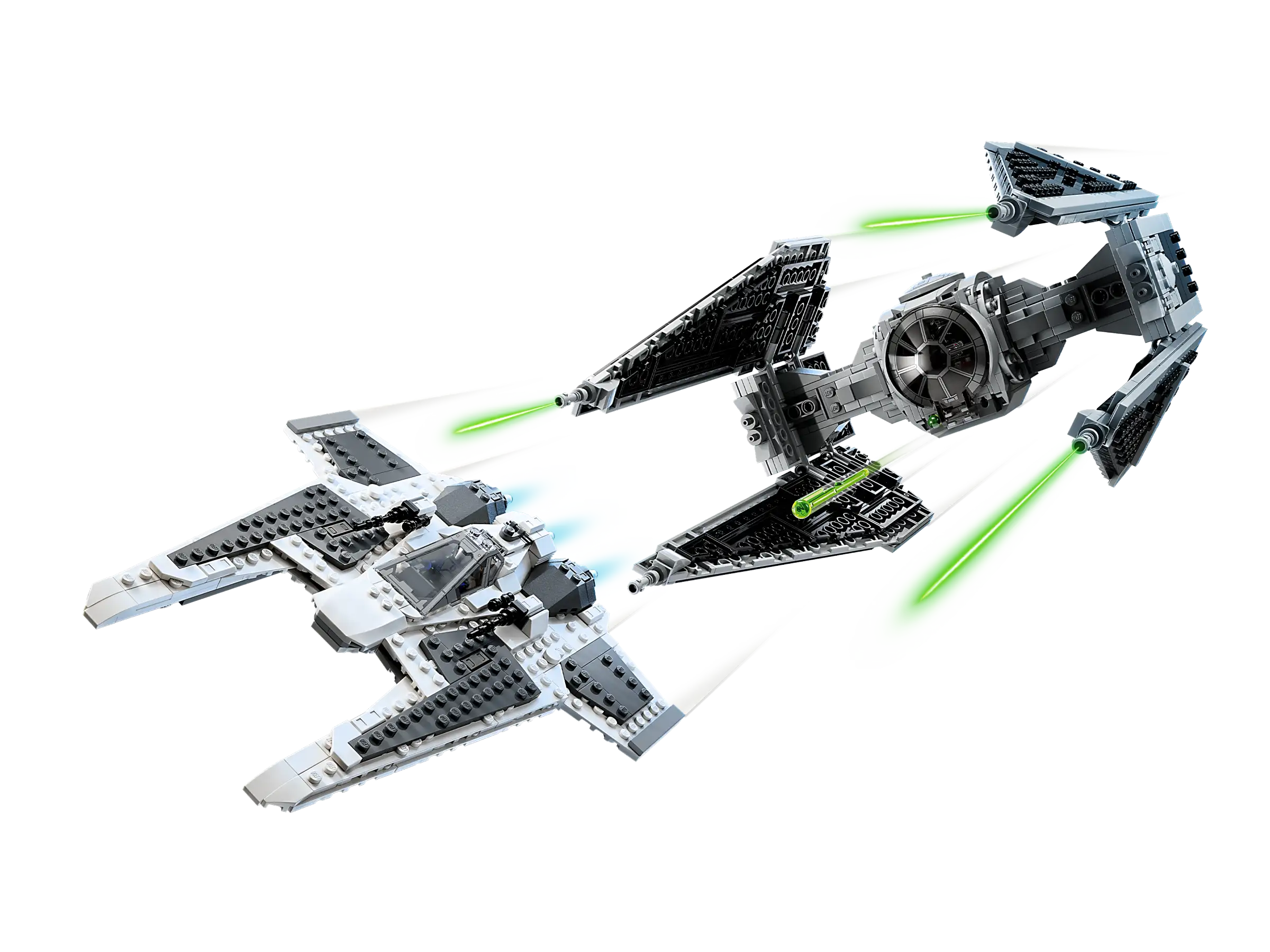 LEGO Star Wars 75348 Mandalorian Fang Fighter vs. TIE Interceptor 3