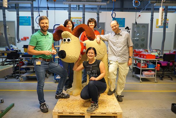The LEGO Group contributes Gromit statue to charity art trail