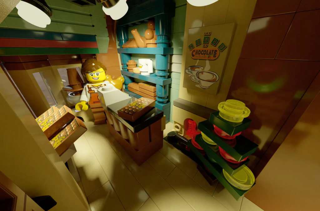 LEGO Ideas The house of chocolate interior 3