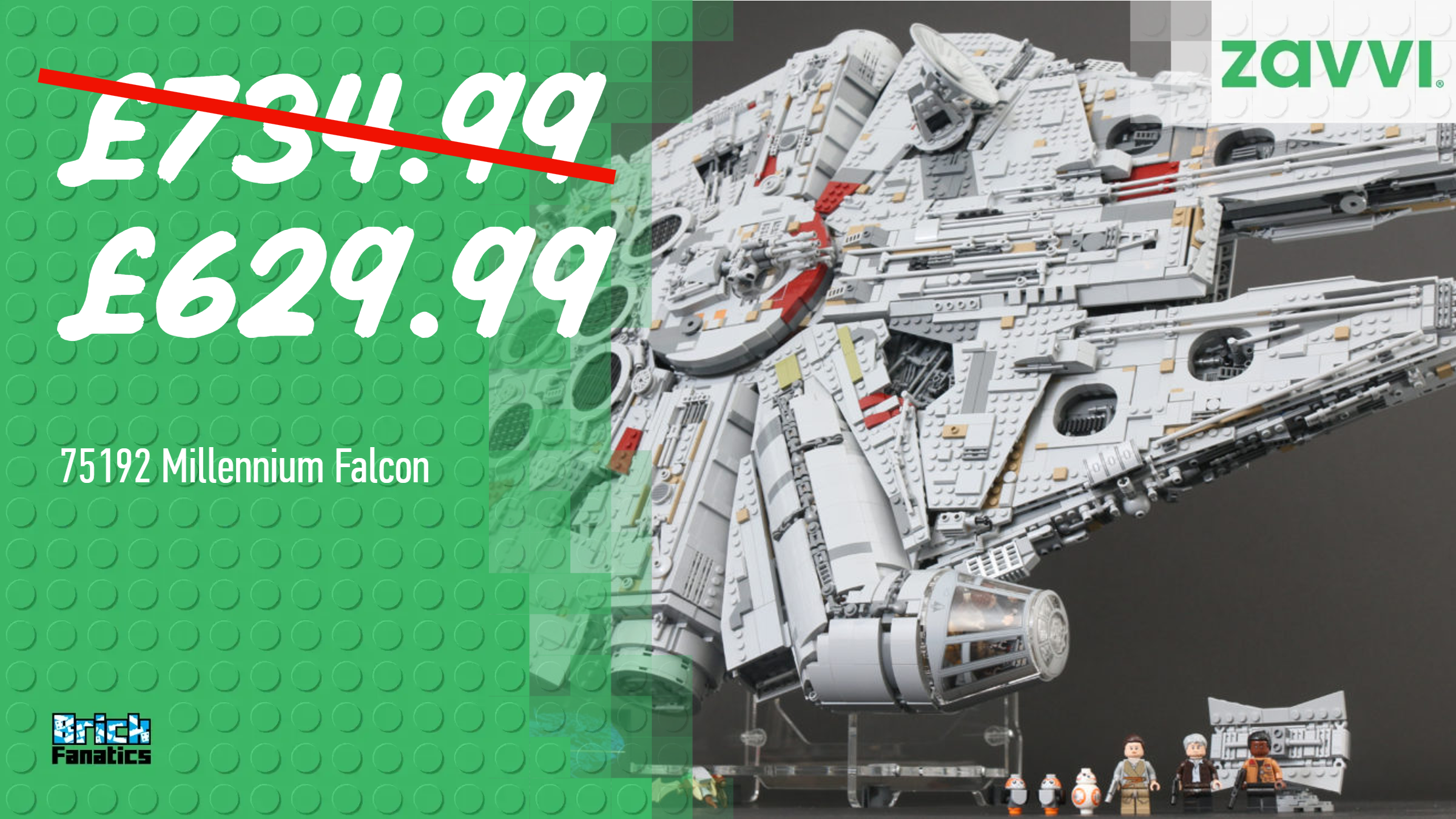 Save big on LEGO Star Wars UCS Falcon now