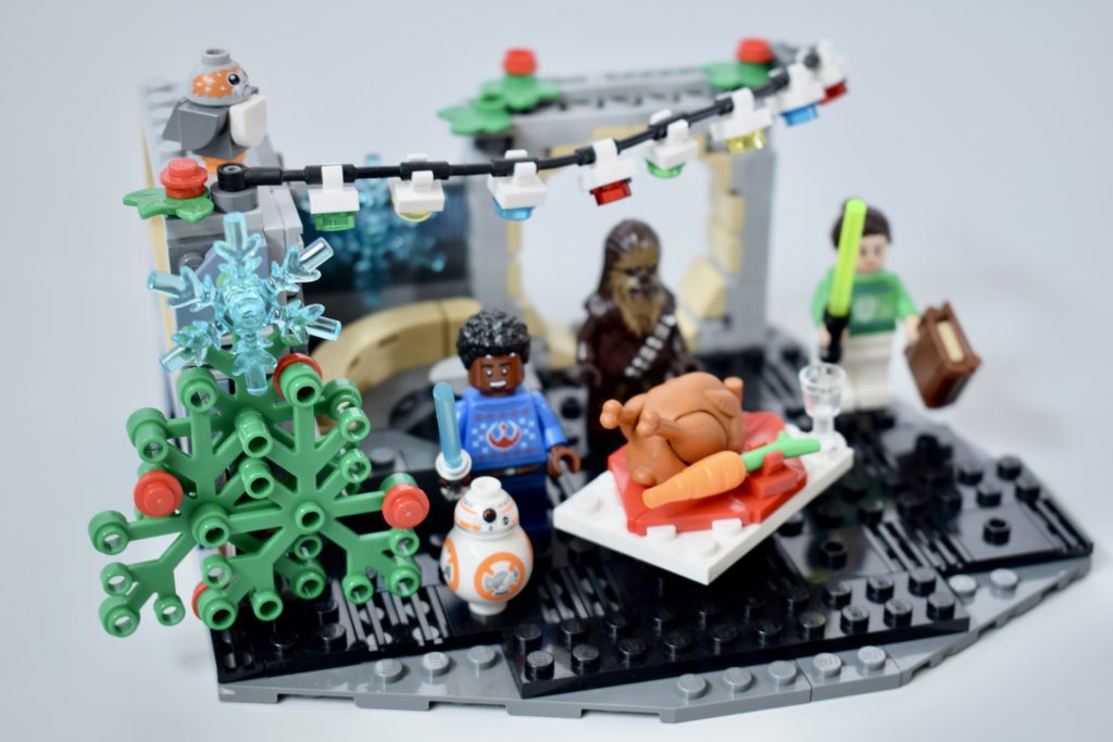 LEGO Star Wars 40658 Millennium Falcon Holiday Diorama Review. 7 1024x683
