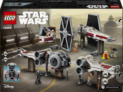 LEGO Star Wars Rebuild the Galaxy 75393 TIE Fighter et X Wing a combiner 5