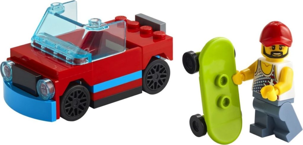 LEGO CITY 30568 Skater contents 1024x490