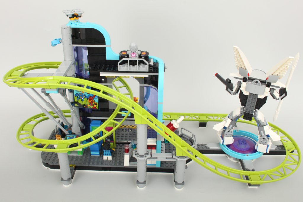 lego city 60421 Robot World Roller Coaster Park review 4 1024x683
