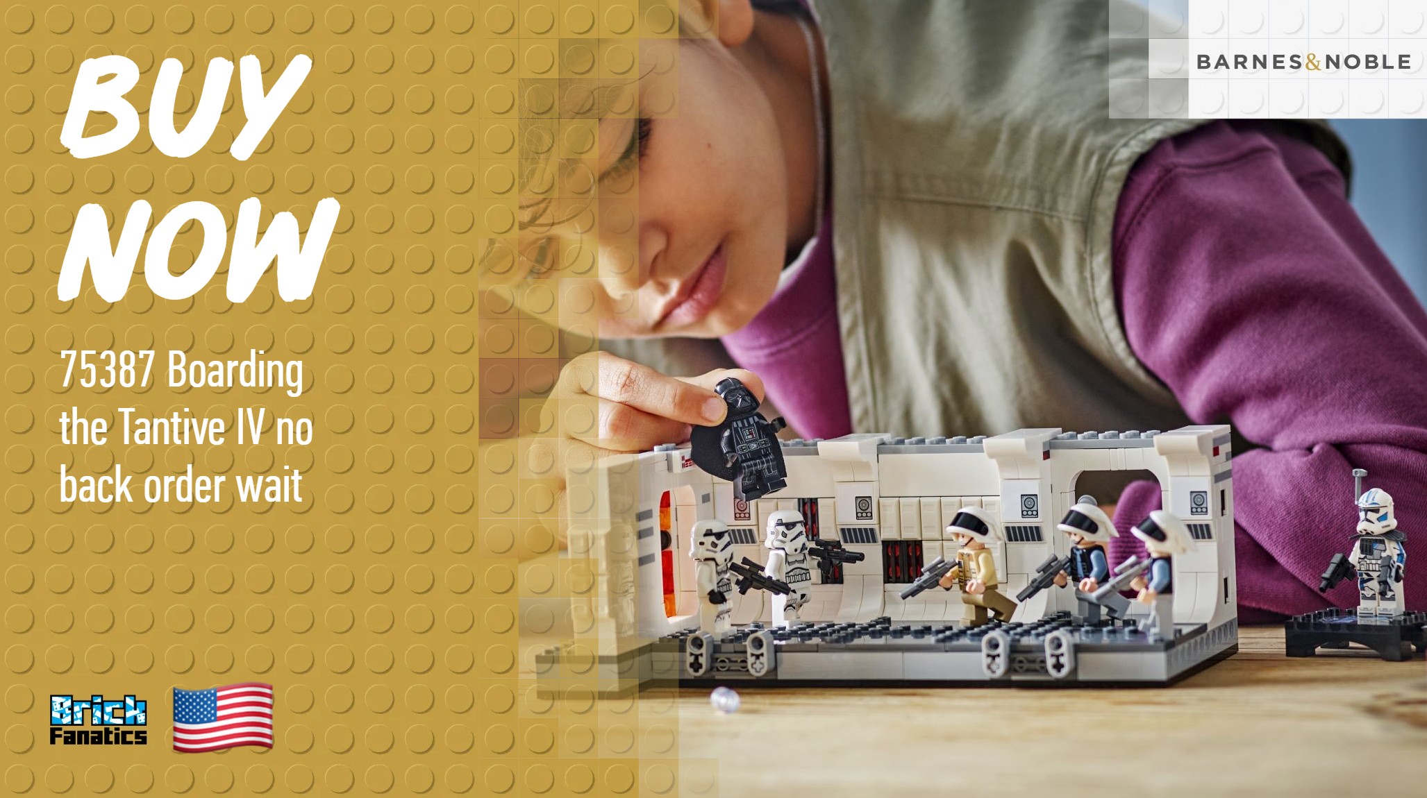 No need to wait until May: Get three-day free delivery on LEGO Star Wars Tantive IV