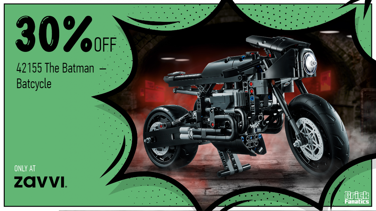 £15 off LEGO Technic 42155 The Batman – Batcycle while stocks last