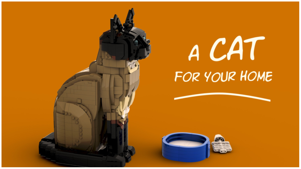 Feline fans rejoice as Cat design reaches 10k votes on LEGO Ideas
