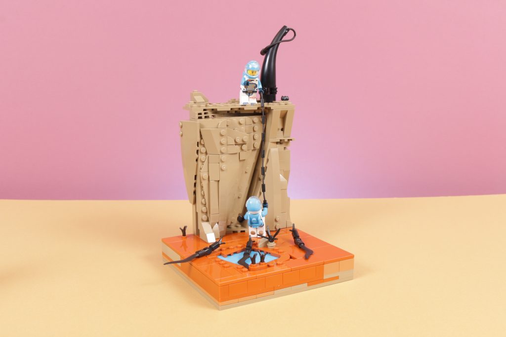 How to LEGO – Building space terrain part II step by step guide 65 1024x683
