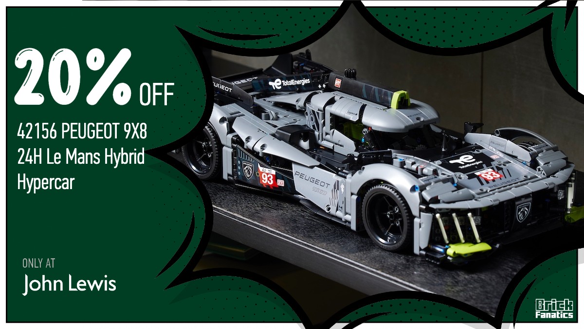 20% off 42156 PEUGEOT 9X8 24H Le Mans Hybrid Hypercar