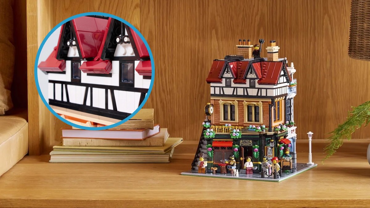 LEGO designer debuts 'surprise' new building technique in 10350 Tudor Corner