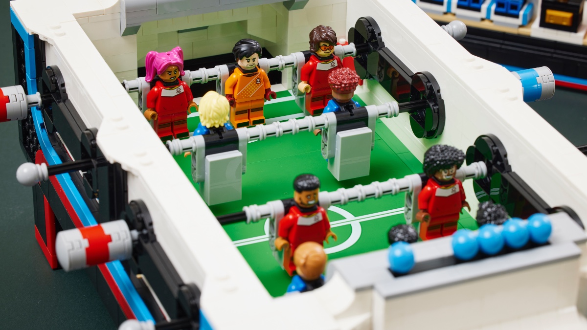 LEGO Ideas 21337 Table Football has a LEGO Friends designer Easter egg