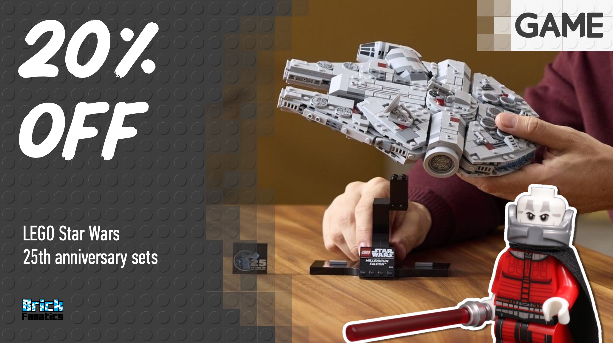 Back in stock: prices slashed on LEGO Star Wars 25th anniversary sets
