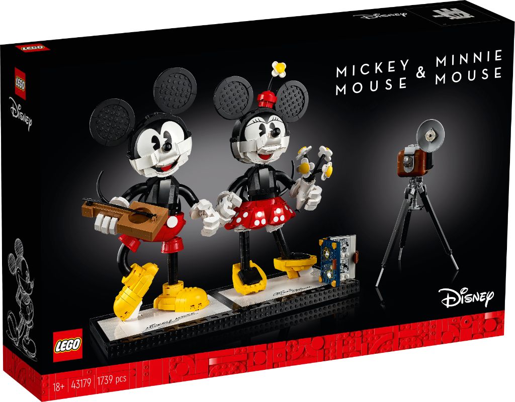 LEGO Disney 43179 Mickey Mouse and Minnie Mouse Buildable Characters 24