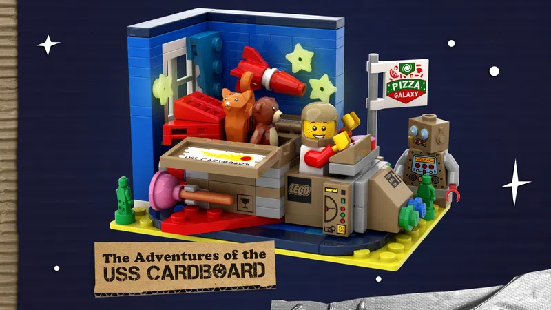 LEGO Ideas uss cardboard