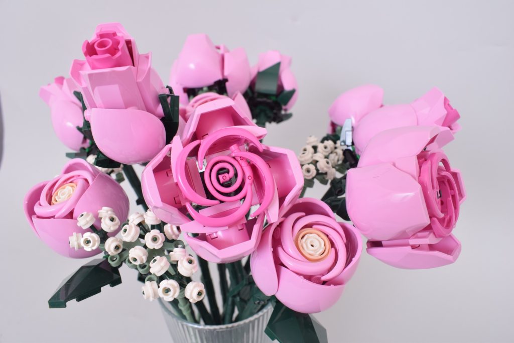 LEGO Icons 10374 Bouquet of Pink Roses review 11 1024x683