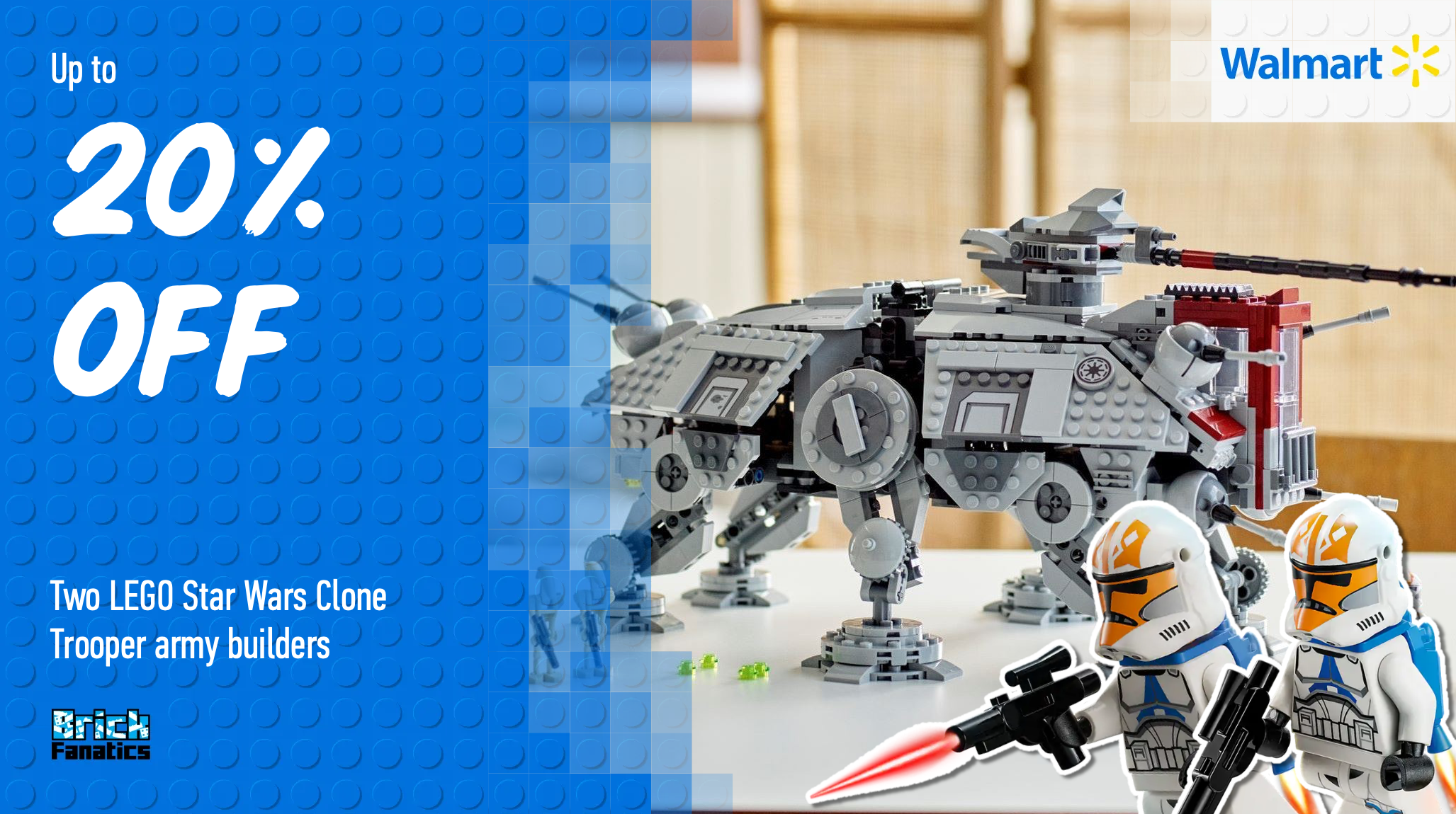 Perfect LEGO Star Wars pairing on offer at Walmart right now