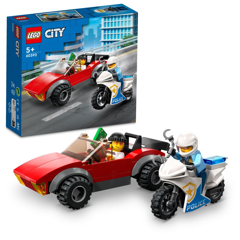 60392 Police Bike Car Chase 1