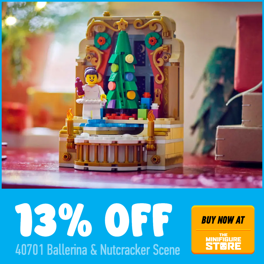 LEGO 40701 Ballerina Nutcracker Scene 13 off The Minifigure Store deal card