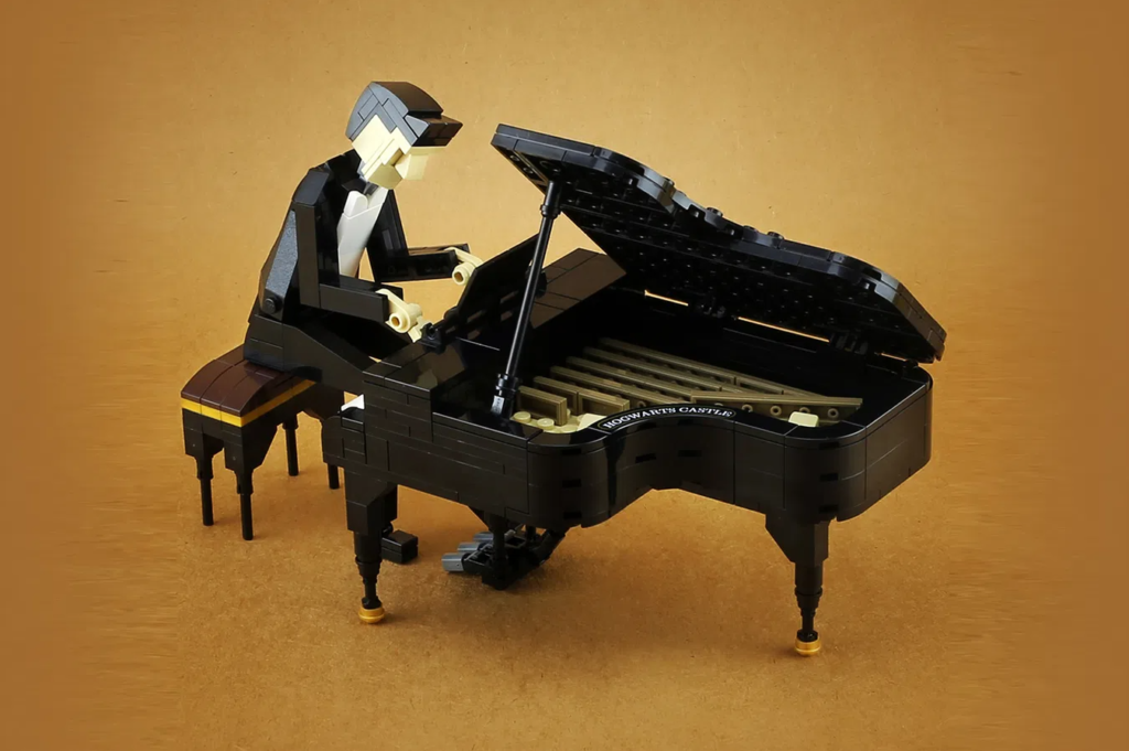 LEGO Ideas jazz quartet piano