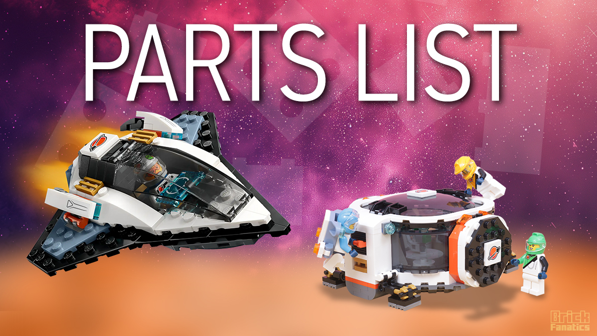 How to build a LEGO City spaceship and capsule using Pick a Brick
