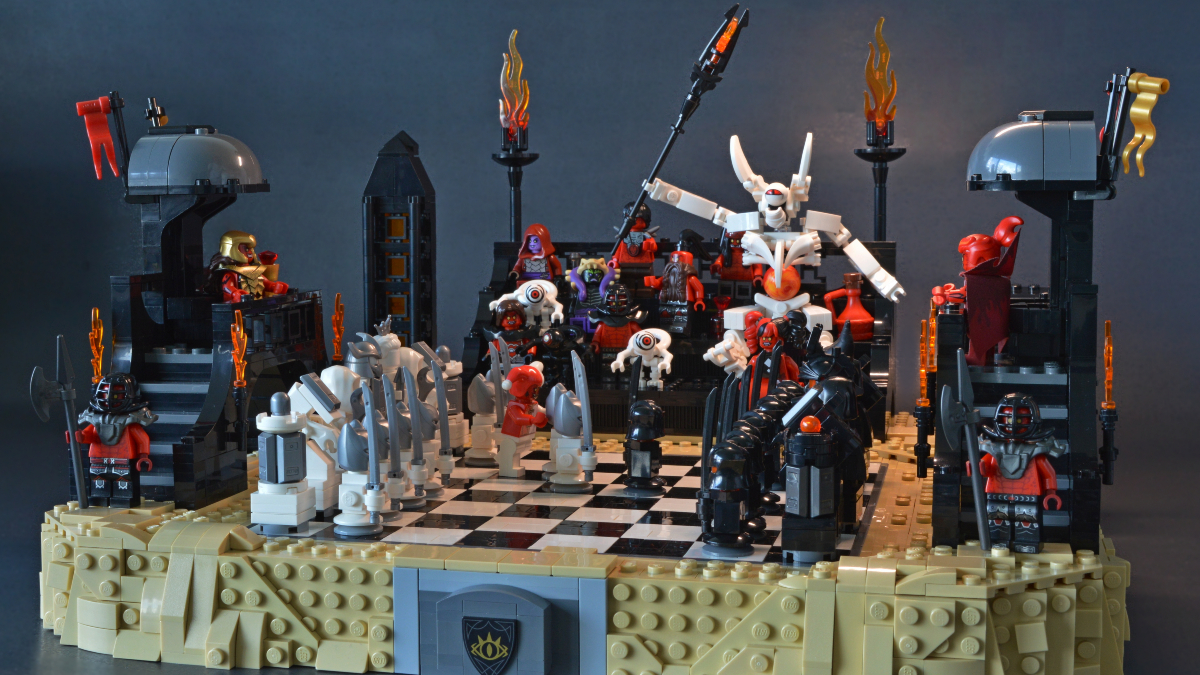 Brick Pic of the Day: A heated game of chess