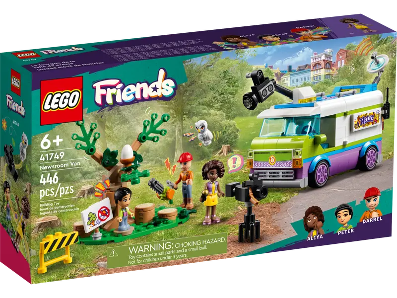 LEGO Friends 41749 Newsroom Van Box