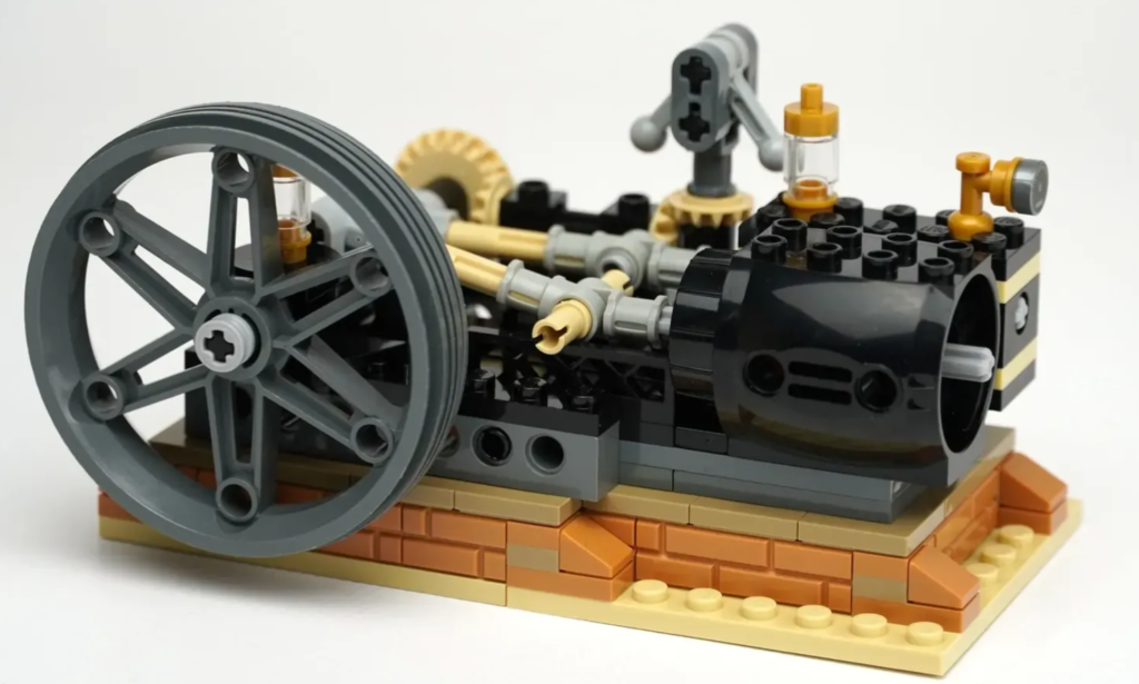 LEGO Ideas steam engine 1024x615