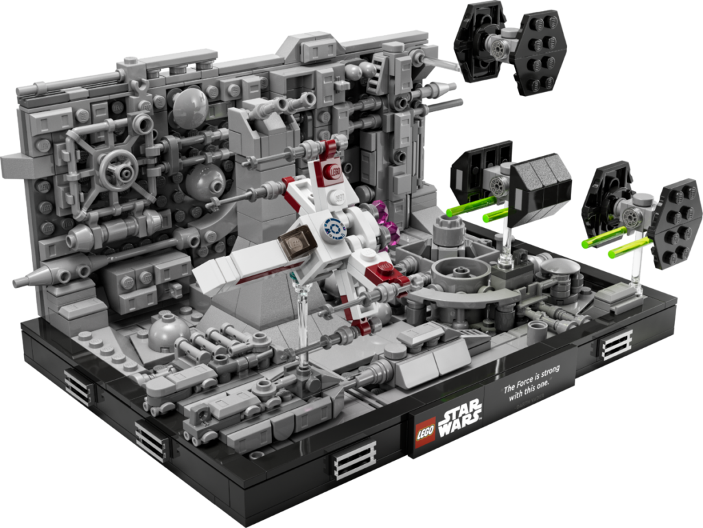 LEGO Star Wars 75329 Death Star Trench Run diorama set 06 1024x769
