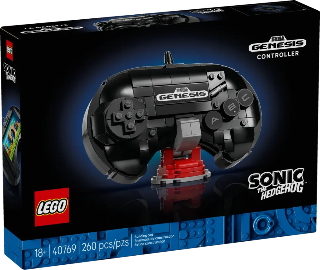 LEGO 40769 SEGA Genesis Controller box front 1024x866