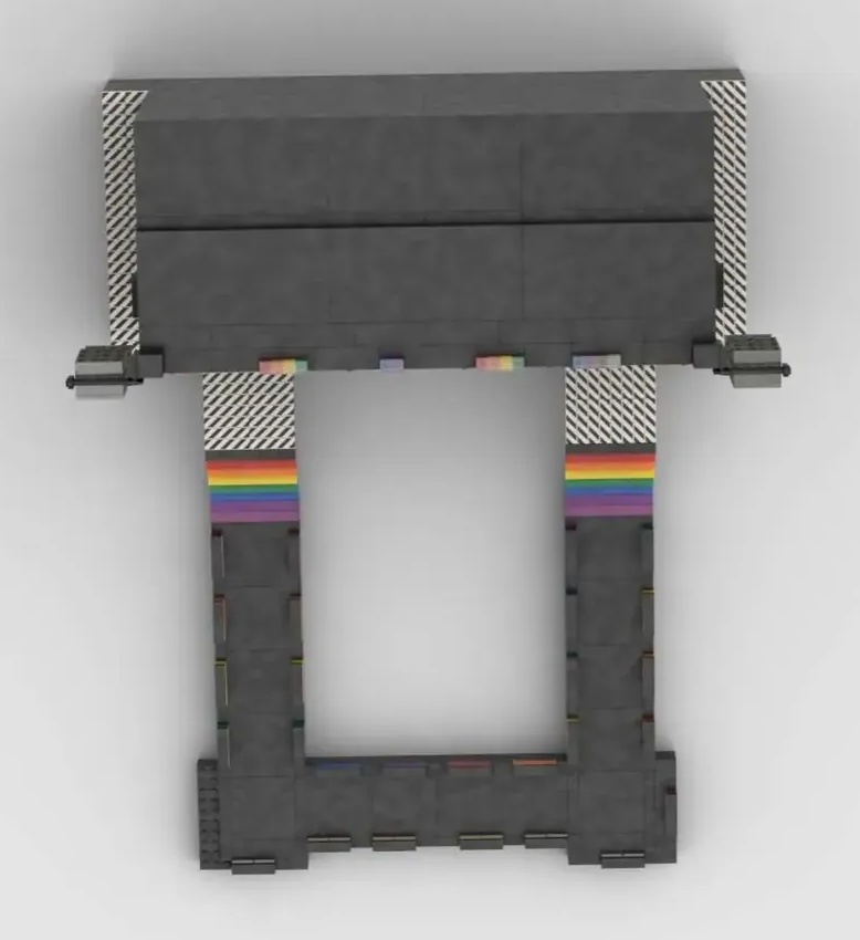 LEGO Ideas harry styles love on tour 2023 above
