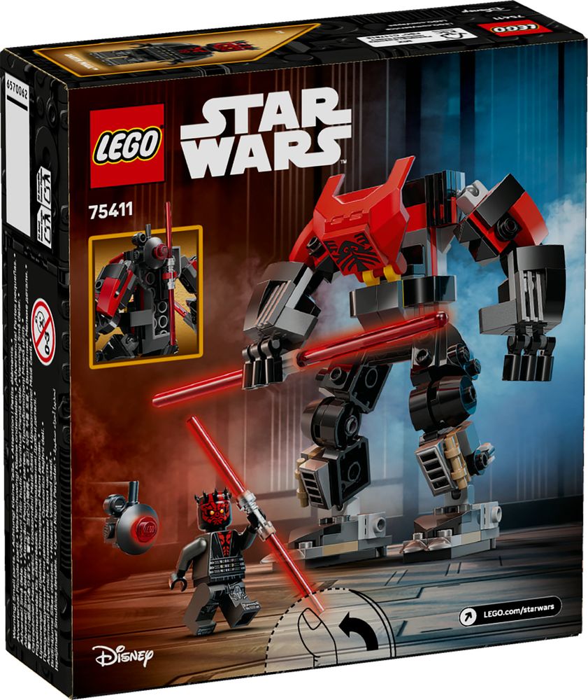 LEGO Star Wars 75411 Darth Maul Mech box back