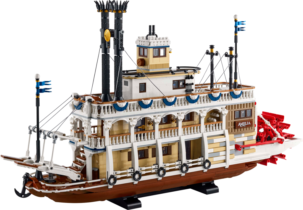 LEGO Ideas 21356 River Steamboat contents 1 1024x709
