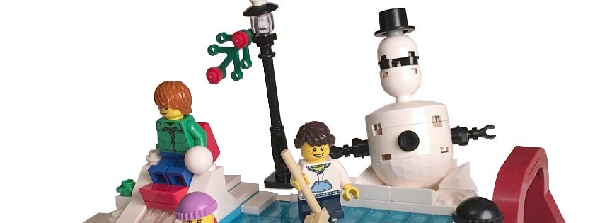 Christmas LEGO Build: Snowman
