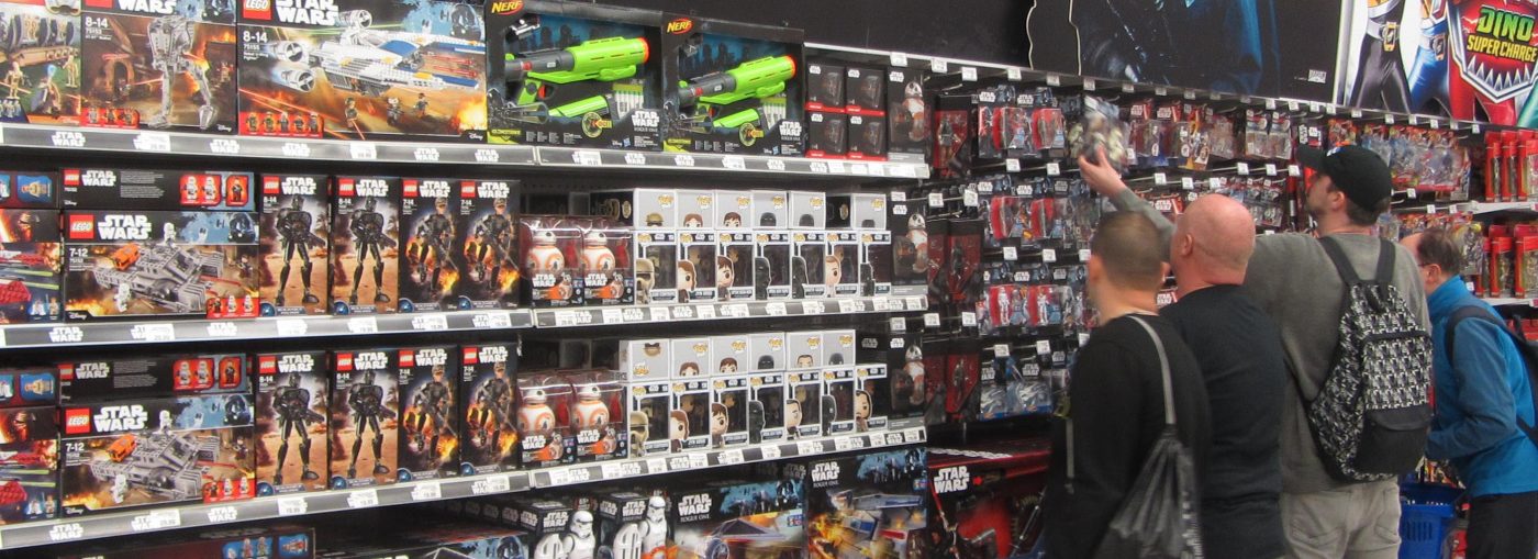 US Star Wars toy shipments significantly down on last year