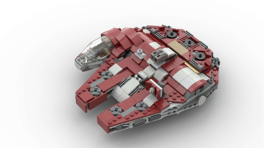 REBRICKABLE LEGO Star Wars 75362 Ahsoka Tanos T 6 Jedi Shuttle Millennium Falcon