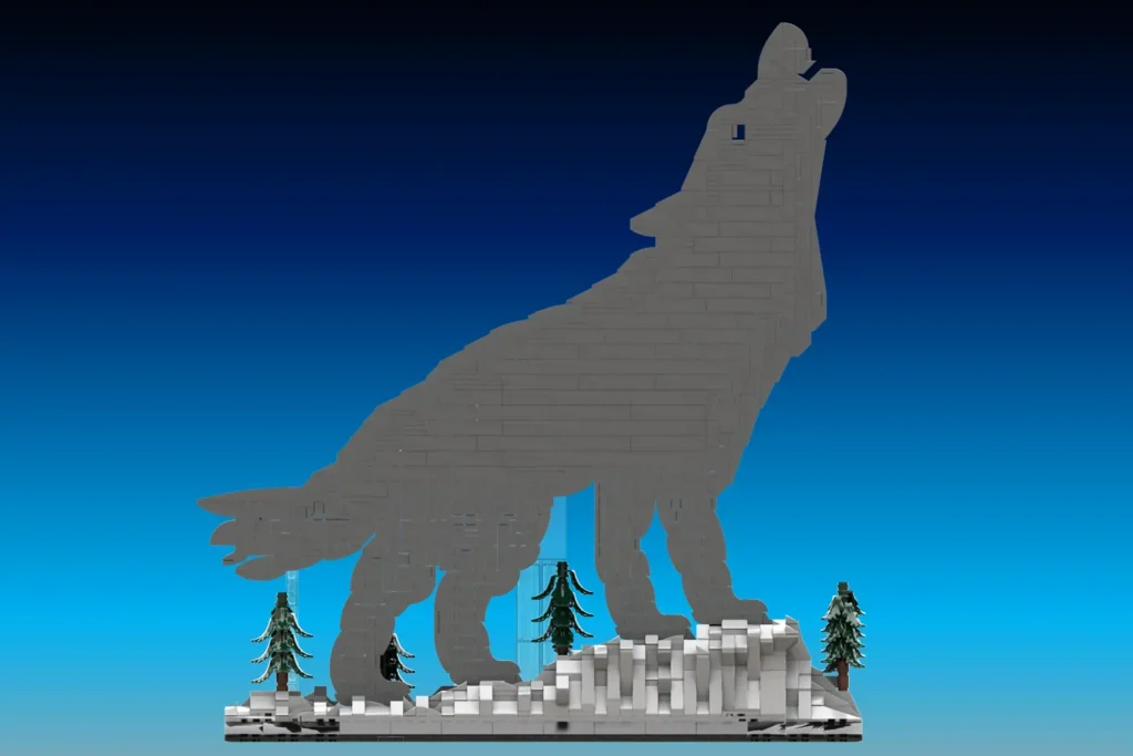 LEGO Ideas grey wolf mountain 3 1024x683