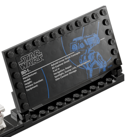 LEGO 75335 plaque