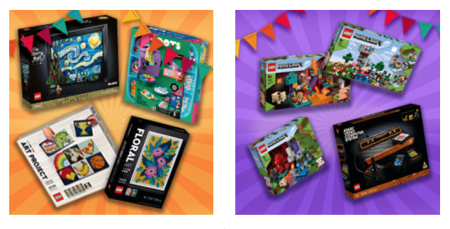 Last few days to grab one of four themed LEGO VIP prize bundles