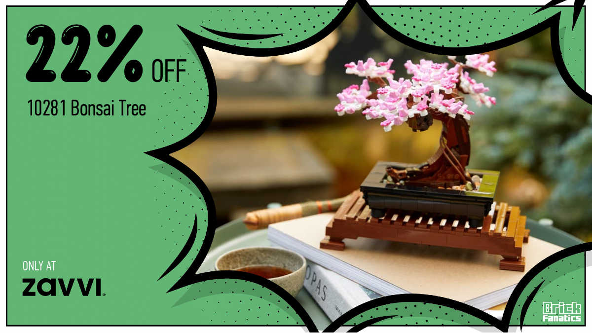 Plant yourself a LEGO bargain and save 22% on 10281 Bonsai Tree at Zavvi
