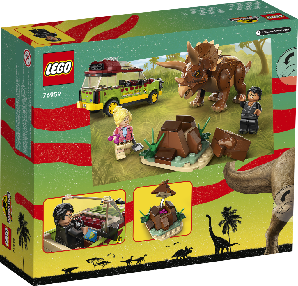 LEGO Jurassic Park 76959 Triceratops Research 2 1024x981